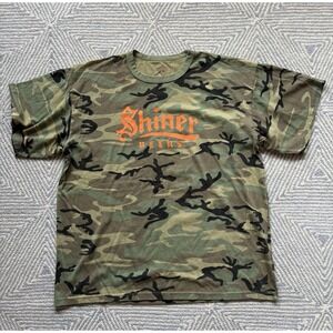 Rothco Shiner‎ Beers Camouflage T-Shirt - Green/Brown/Orange - XXL